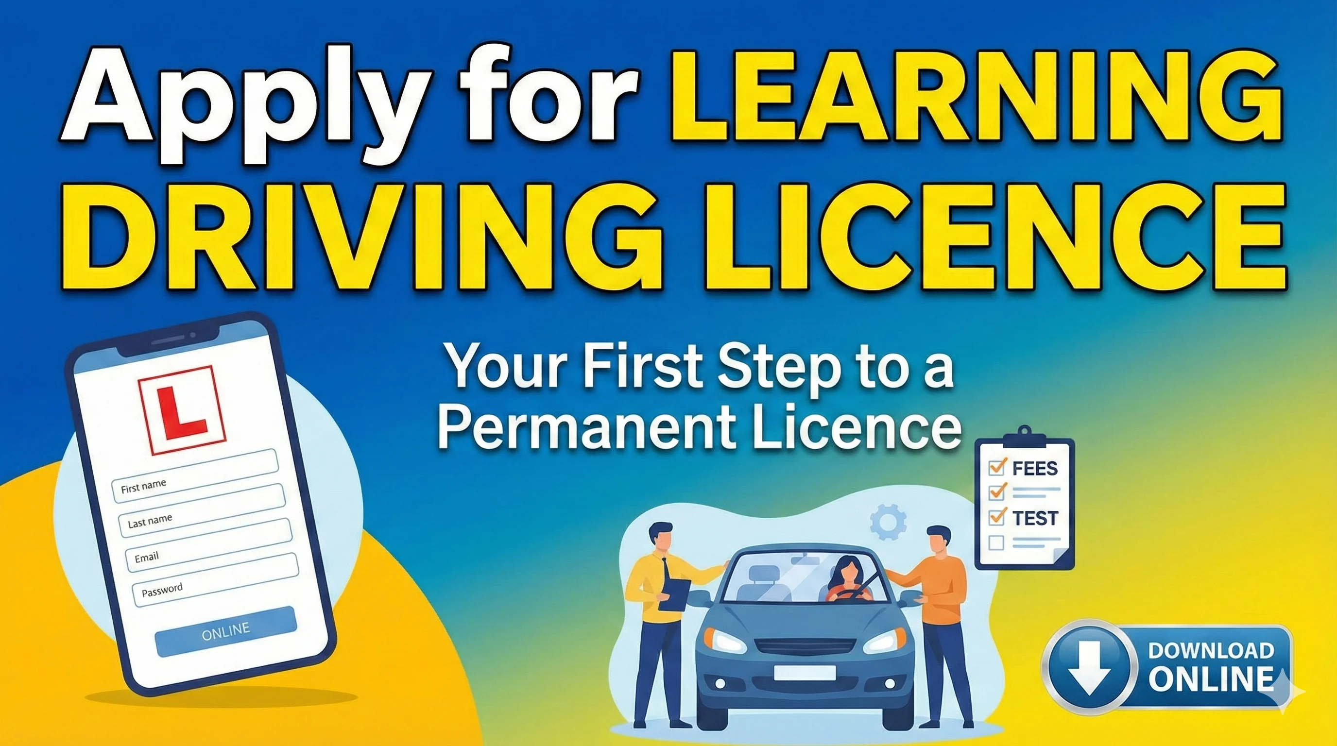 Learning driving licence