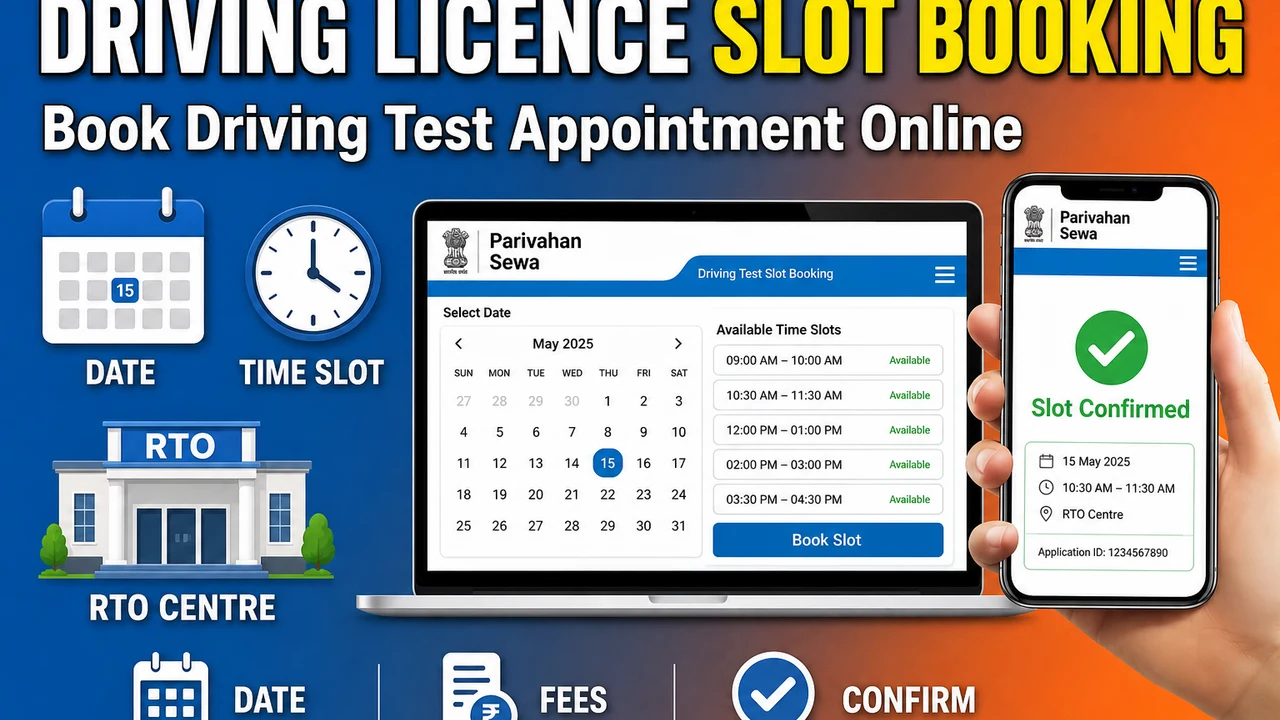 Book a test slot